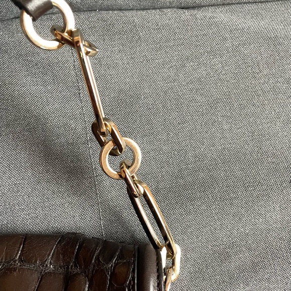 Coach Madison shoulder bag embossed croc espresso - Picture 5 of 16